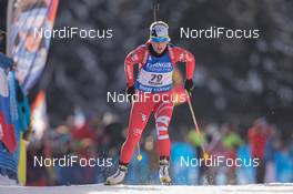 23.01.2015, Antholz, Italy (ITA): Federica Sanfilippo (ITA) - IBU world cup biathlon, sprint women, Antholz (ITA). www.nordicfocus.com. © Manzoni/NordicFocus. Every downloaded picture is fee-liable.