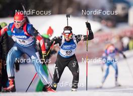 23.01.2015, Antholz, Italy (ITA): Lena Haecki (SUI) - IBU world cup biathlon, sprint women, Antholz (ITA). www.nordicfocus.com. © Manzoni/NordicFocus. Every downloaded picture is fee-liable.
