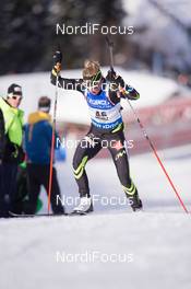 23.01.2015, Antholz, Italy (ITA): Marie Dorin (FRA) - IBU world cup biathlon, sprint women, Antholz (ITA). www.nordicfocus.com. © Manzoni/NordicFocus. Every downloaded picture is fee-liable.