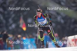 23.01.2015, Antholz, Italy (ITA): Anais Bescond (FRA) - IBU world cup biathlon, sprint women, Antholz (ITA). www.nordicfocus.com. © Manzoni/NordicFocus. Every downloaded picture is fee-liable.
