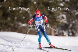 23.01.2015, Antholz, Italy (ITA): Ekaterina Shumilova (RUS) - IBU world cup biathlon, sprint women, Antholz (ITA). www.nordicfocus.com. © Manzoni/NordicFocus. Every downloaded picture is fee-liable.