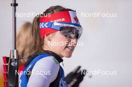 23.01.2015, Antholz, Italy (ITA): Julia Ransom (CAN) - IBU world cup biathlon, sprint women, Antholz (ITA). www.nordicfocus.com. © Manzoni/NordicFocus. Every downloaded picture is fee-liable.