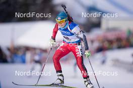 23.01.2015, Antholz, Italy (ITA): Yurie Tanaka (JPN) - IBU world cup biathlon, sprint women, Antholz (ITA). www.nordicfocus.com. © Manzoni/NordicFocus. Every downloaded picture is fee-liable.