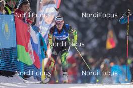 23.01.2015, Antholz, Italy (ITA): Nadia Pisareva (BLR) - IBU world cup biathlon, sprint women, Antholz (ITA). www.nordicfocus.com. © Manzoni/NordicFocus. Every downloaded picture is fee-liable.