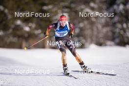 23.01.2015, Antholz, Italy (ITA): Franziska Hildebrand (GER) - IBU world cup biathlon, sprint women, Antholz (ITA). www.nordicfocus.com. © Manzoni/NordicFocus. Every downloaded picture is fee-liable.