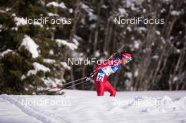 23.01.2015, Antholz, Italy (ITA): Fuyuko Suzuki (JPN) - IBU world cup biathlon, sprint women, Antholz (ITA). www.nordicfocus.com. © Manzoni/NordicFocus. Every downloaded picture is fee-liable.