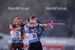 23.01.2015, Antholz, Italy (ITA): Veronika Vitkova (CZE) - IBU world cup biathlon, sprint women, Antholz (ITA). www.nordicfocus.com. © Manzoni/NordicFocus. Every downloaded picture is fee-liable.