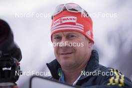 21.01.2015, Antholz, Italy (ITA): Markus Fischer (GER) coach Team Kazakhstan - IBU world cup biathlon, training, Antholz (ITA). www.nordicfocus.com. © Manzoni/NordicFocus. Every downloaded picture is fee-liable.