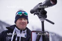 21.01.2015, Antholz, Italy (ITA): Patrick Favre (ITA) coach Team Italy - IBU world cup biathlon, training, Antholz (ITA). www.nordicfocus.com. © Manzoni/NordicFocus. Every downloaded picture is fee-liable.