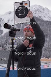 21.01.2015, Antholz, Italy (ITA): Mark Kirchner (GER) coach Team Germany - IBU world cup biathlon, training, Antholz (ITA). www.nordicfocus.com. © Manzoni/NordicFocus. Every downloaded picture is fee-liable.