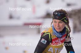 21.01.2015, Antholz, Italy (ITA): Marine Bolliet (FRA) - IBU world cup biathlon, training, Antholz (ITA). www.nordicfocus.com. © Manzoni/NordicFocus. Every downloaded picture is fee-liable.