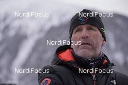 21.01.2015, Antholz, Italy (ITA): Jean Paul Giachino (FRA) coach Team France - IBU world cup biathlon, training, Antholz (ITA). www.nordicfocus.com. © Manzoni/NordicFocus. Every downloaded picture is fee-liable.