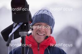 21.01.2015, Antholz, Italy (ITA): Simon Allanson (GBR) team manager Great Britain - IBU world cup biathlon, training, Antholz (ITA). www.nordicfocus.com. © Manzoni/NordicFocus. Every downloaded picture is fee-liable.