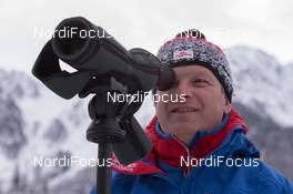 21.01.2015, Antholz, Italy (ITA): Reinhard Goesweiner (AUT), headcoach Team Austria - IBU world cup biathlon, training, Antholz (ITA). www.nordicfocus.com. © Manzoni/NordicFocus. Every downloaded picture is fee-liable.