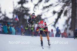 08.02.2015, Nove Mesto, Czech Republic (CZE): Benedikt Doll (GER) - IBU world cup biathlon, pursuit men, Nove Mesto (CZE). www.nordicfocus.com. © Manzoni/NordicFocus. Every downloaded picture is fee-liable.