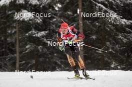 08.02.2015, Nove Mesto, Czech Republic (CZE): Daniel Boehm (GER) - IBU world cup biathlon, pursuit men, Nove Mesto (CZE). www.nordicfocus.com. © Manzoni/NordicFocus. Every downloaded picture is fee-liable.