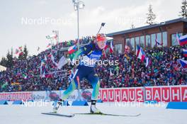 06.02.2015, Nove Mesto, Czech Republic (CZE): Juliya Dzhyma (UKR) - IBU world cup biathlon, single mixed relay, Nove Mesto (CZE). www.nordicfocus.com. © Manzoni/NordicFocus. Every downloaded picture is fee-liable.