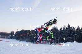 07.02.2015, Nove Mesto, Czech Republic (CZE): Martin Fourcade (FRA) - IBU world cup biathlon, sprint men, Nove Mesto (CZE). www.nordicfocus.com. © Manzoni/NordicFocus. Every downloaded picture is fee-liable.