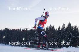 07.02.2015, Nove Mesto, Czech Republic (CZE): Scott Gow (CAN) - IBU world cup biathlon, sprint men, Nove Mesto (CZE). www.nordicfocus.com. © Manzoni/NordicFocus. Every downloaded picture is fee-liable.