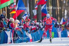 07.02.2015, Nove Mesto, Czech Republic (CZE): Johannes Thingnes Boe (NOR) - IBU world cup biathlon, sprint men, Nove Mesto (CZE). www.nordicfocus.com. © Manzoni/NordicFocus. Every downloaded picture is fee-liable.