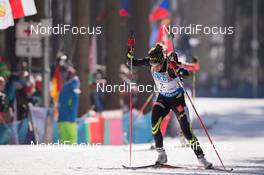07.02.2015, Nove Mesto, Czech Republic (CZE): Marie Dorin (FRA) - IBU world cup biathlon, sprint women, Nove Mesto (CZE). www.nordicfocus.com. © Manzoni/NordicFocus. Every downloaded picture is fee-liable.