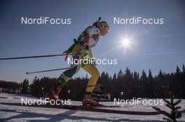 07.02.2015, Nove Mesto, Czech Republic (CZE): Marija Kaznacenko (LTU) - IBU world cup biathlon, sprint women, Nove Mesto (CZE). www.nordicfocus.com. © Manzoni/NordicFocus. Every downloaded picture is fee-liable.