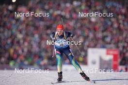 07.02.2015, Nove Mesto, Czech Republic (CZE): Iryna Varvynets (UKR) - IBU world cup biathlon, sprint women, Nove Mesto (CZE). www.nordicfocus.com. © Manzoni/NordicFocus. Every downloaded picture is fee-liable.