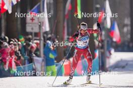 07.02.2015, Nove Mesto, Czech Republic (CZE): Elise Ringen (NOR) - IBU world cup biathlon, sprint women, Nove Mesto (CZE). www.nordicfocus.com. © Manzoni/NordicFocus. Every downloaded picture is fee-liable.