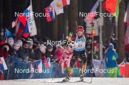 07.02.2015, Nove Mesto, Czech Republic (CZE): Laura Dahlmeier (GER) - IBU world cup biathlon, sprint women, Nove Mesto (CZE). www.nordicfocus.com. © Manzoni/NordicFocus. Every downloaded picture is fee-liable.