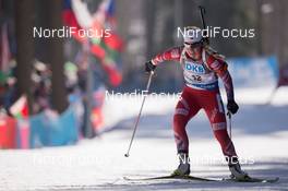 07.02.2015, Nove Mesto, Czech Republic (CZE): Tiril Eckhoff (NOR) - IBU world cup biathlon, sprint women, Nove Mesto (CZE). www.nordicfocus.com. © Manzoni/NordicFocus. Every downloaded picture is fee-liable.