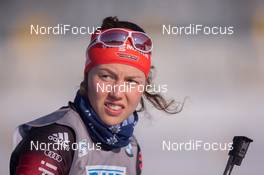 07.02.2015, Nove Mesto, Czech Republic (CZE): Laura Dahlmeier (GER) - IBU world cup biathlon, sprint women, Nove Mesto (CZE). www.nordicfocus.com. © Manzoni/NordicFocus. Every downloaded picture is fee-liable.