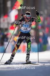 07.02.2015, Nove Mesto, Czech Republic (CZE): Nadezhda Skardino (BLR) - IBU world cup biathlon, sprint women, Nove Mesto (CZE). www.nordicfocus.com. © Manzoni/NordicFocus. Every downloaded picture is fee-liable.