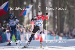07.02.2015, Nove Mesto, Czech Republic (CZE): Karolina Piton (POL) - IBU world cup biathlon, sprint women, Nove Mesto (CZE). www.nordicfocus.com. © Manzoni/NordicFocus. Every downloaded picture is fee-liable.