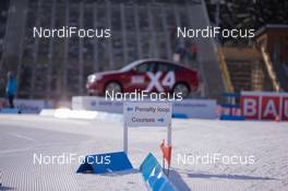 05.02.2015, Nove Mesto, Czech Republic (CZE): Event Feature: Separation between Track and Penalty Loop - IBU world cup biathlon, training, Nove Mesto (CZE). www.nordicfocus.com. © Manzoni/NordicFocus. Every downloaded picture is fee-liable.