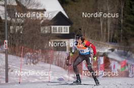 12.02.2015, Oslo, Norway (NOR): Brendan Green (CAN) - IBU world cup biathlon Holmenkollen, individual men, Oslo (NOR). www.nordicfocus.com. © Manzoni/NordicFocus. Every downloaded picture is fee-liable.