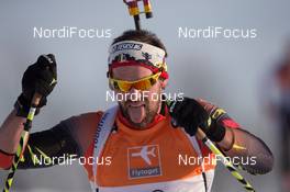 12.02.2015, Oslo, Norway (NOR): Michael Roesch (BEL) - IBU world cup biathlon Holmenkollen, individual men, Oslo (NOR). www.nordicfocus.com. © Manzoni/NordicFocus. Every downloaded picture is fee-liable.