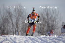 12.02.2015, Oslo, Norway (NOR): Michael Roesch (BEL) - IBU world cup biathlon Holmenkollen, individual men, Oslo (NOR). www.nordicfocus.com. © Manzoni/NordicFocus. Every downloaded picture is fee-liable.