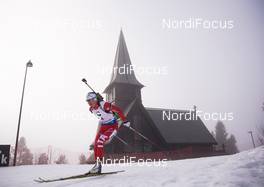 12.02.2015, Oslo, Norway (NOR): Karin Oberhofer (ITA) - IBU world cup biathlon Holmenkollen, individual women, Oslo (NOR). www.nordicfocus.com. © Manzoni/NordicFocus. Every downloaded picture is fee-liable.