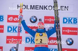 12.02.2015, Oslo, Norway (NOR): Kaisa Maekaeraeinen (FIN) - IBU world cup biathlon Holmenkollen, individual women, Oslo (NOR). www.nordicfocus.com. © Manzoni/NordicFocus. Every downloaded picture is fee-liable.
