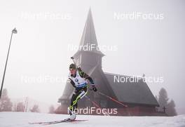12.02.2015, Oslo, Norway (NOR): Marie Dorin (FRA) - IBU world cup biathlon Holmenkollen, individual women, Oslo (NOR). www.nordicfocus.com. © Manzoni/NordicFocus. Every downloaded picture is fee-liable.