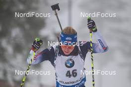 12.02.2015, Oslo, Norway (NOR): Hanah Dreissigacker (USA) - IBU world cup biathlon Holmenkollen, individual women, Oslo (NOR). www.nordicfocus.com. © Manzoni/NordicFocus. Every downloaded picture is fee-liable.