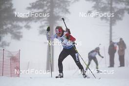12.02.2015, Oslo, Norway (NOR): Audrey Vaillancourt (CAN) - IBU world cup biathlon Holmenkollen, individual women, Oslo (NOR). www.nordicfocus.com. © Manzoni/NordicFocus. Every downloaded picture is fee-liable.
