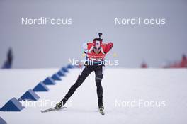 15.02.2015, Oslo, Norway (NOR): Nathan Smith (CAN) - IBU world cup biathlon Holmenkollen, relay men, Oslo (NOR). www.nordicfocus.com. © Manzoni/NordicFocus. Every downloaded picture is fee-liable.