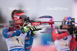 15.02.2015, Oslo, Norway (NOR): Jitka Landova (CZE) - IBU world cup biathlon Holmenkollen, relay women, Oslo (NOR). www.nordicfocus.com. © Manzoni/NordicFocus. Every downloaded picture is fee-liable.