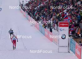 14.02.2015, Oslo, Norway (NOR): Lars Helge Birkeland (NOR) - IBU world cup biathlon Holmenkollen, sprint men, Oslo (NOR). www.nordicfocus.com. © Manzoni/NordicFocus. Every downloaded picture is fee-liable.