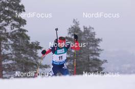 14.02.2015, Oslo, Norway (NOR): Anton Shipulin (RUS) - IBU world cup biathlon Holmenkollen, sprint men, Oslo (NOR). www.nordicfocus.com. © Manzoni/NordicFocus. Every downloaded picture is fee-liable.