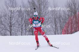 14.02.2015, Oslo, Norway (NOR): Thomas Bormolini (ITA) - IBU world cup biathlon Holmenkollen, sprint men, Oslo (NOR). www.nordicfocus.com. © Manzoni/NordicFocus. Every downloaded picture is fee-liable.