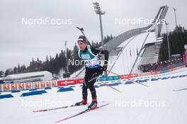 14.02.2015, Oslo, Norway (NOR): Mario Dolder (SUI) - IBU world cup biathlon Holmenkollen, sprint men, Oslo (NOR). www.nordicfocus.com. © Manzoni/NordicFocus. Every downloaded picture is fee-liable.
