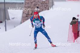 14.02.2015, Oslo, Norway (NOR): Ondrej Moravec (CZE) - IBU world cup biathlon Holmenkollen, sprint men, Oslo (NOR). www.nordicfocus.com. © Manzoni/NordicFocus. Every downloaded picture is fee-liable.