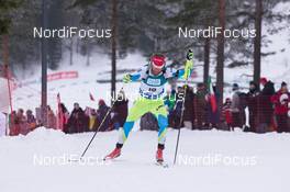 14.02.2015, Oslo, Norway (NOR): Klemen Bauer (SLO) - IBU world cup biathlon Holmenkollen, sprint men, Oslo (NOR). www.nordicfocus.com. © Manzoni/NordicFocus. Every downloaded picture is fee-liable.